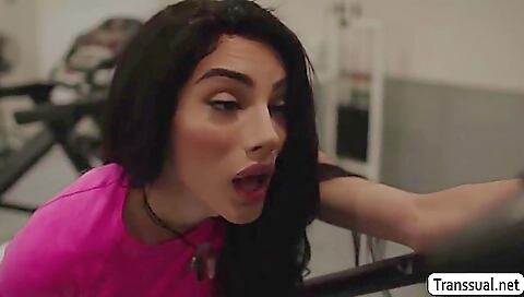 Busty brunette babe 18+ enjoys anal deepthroat fun