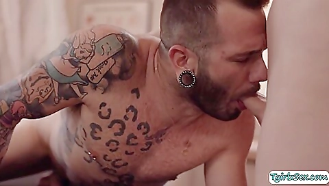 Slim blonde gets fucked in her tight pussy and in her ass