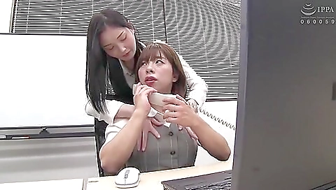 Asian and japanese threesome with love and licking