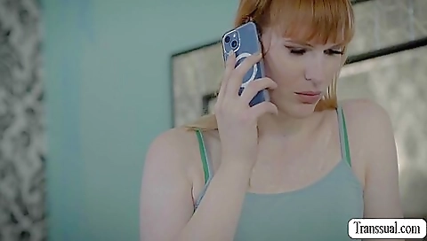 Gorgeous Shemale Enjoys Getting Analed And Rimjob By Co Worker