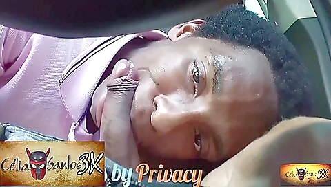 Ebony teen sucks dick in a homemade hardcore porn clip 05d