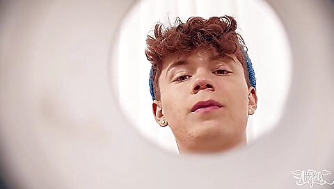 Brunette girl with small tits gets awoke by boyfriend